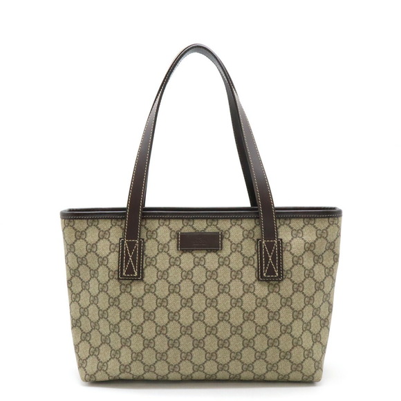 Gucci leather Bag Shoulder Khaki Supreme GG Black beige Green - Picture 1 of 8